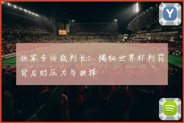 独家专访裁判长：揭秘世界杯判罚背后的压力与抉择